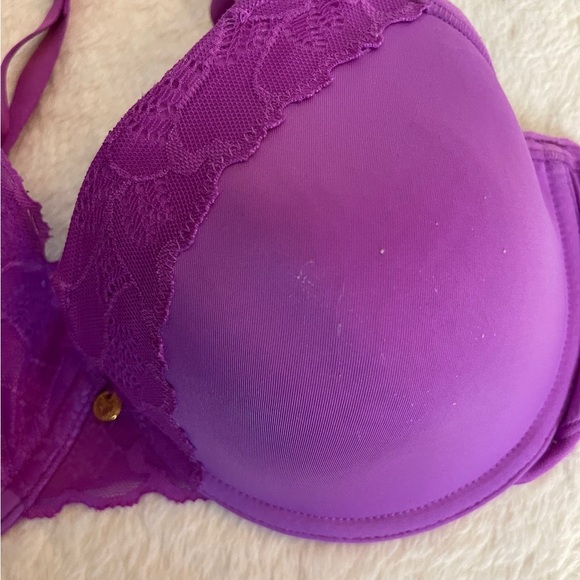 Natori Vibrant Purple Lace Bra - Picture 2 of 4